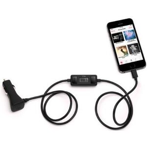 Griffin iTrip Auto FM Transmitter voor Apple iPod, iPhone, iPad met Lightning-aansluiting incl. 12V autolader - zwart