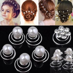 Bruidsmode, haarmode gala feest (12 stuks) met spiraal twist