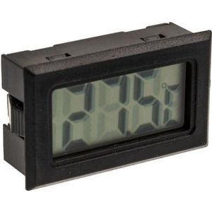 Lamptron compatible Digital Thermometer, G1/4 Zoll Anschluss - schwarz/silber