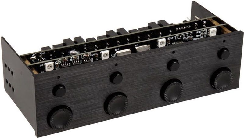 Lamptron CL420 - RGB & Fan Controller - Zwart - 5.25 inch