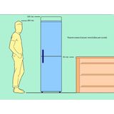 Haier Kühl-/Gefrierkombination 2D 60 SERIES 5 PRO HDPW5620ANPD, 205 cm hoch, 59,5 cm breit, 205 cm hoch, 60 cm breit, Energieeffizienzklasse A, HumidityZone