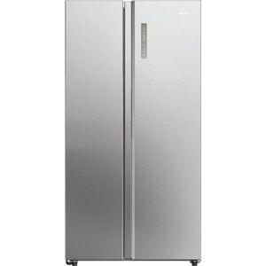 Haier HSW59F18DNMM - Amerikaanse koelkast - 615L - 90 cm - Total No Frost - D class - Inox Look