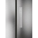 Haier Side-by-Side Edelstahlfront HCR7818DNMM, 181,5 cm hoch, 83,3 cm breit, Total No Frost, Holiday Modus, Türdisplay