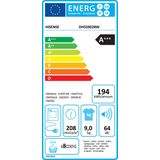 Hisense 5S Serie DH5S902BW Wasdroger met C Energielabel - Warmtepompdroger - 9kg - ConnectLife - Basket Dry