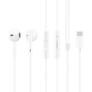 Huawei 55030088 hoofdtelefoon/headset Bedraad In-ear Oproepen/muziek USB Type-C Wit