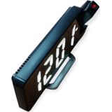 DCX-673 - LED Spiegelwekker - Modern Ontwerp - Temperatuurindicator - Elegant