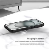 Nillkin Frosted Shield Apple iPhone 16 Hoesje MagSafe Back Cover Zwart