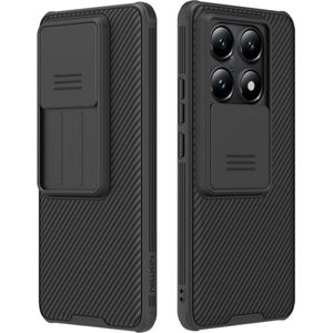 Nillkin CamShield Xiaomi 14T Pro Hoesje met Camera Slider Back Cover Zwart