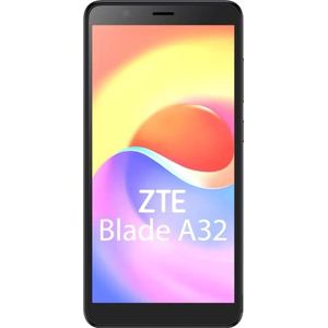 ZTE Blade A32 Smartphone (13,84 cm (5,45 inch) HD-display, 4G LTE, 2 GB RAM en 32 GB intern geheugen, 5 MP hoofdcamera en 5 MP frontcamera, Dual SIM, Android R GO) zwart