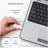 ZTE MF833N - 4G CAT 4 - USB Modem - Wit