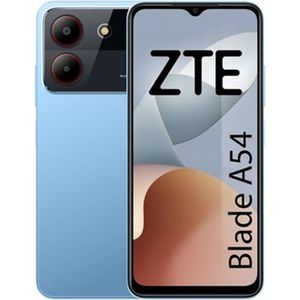 ZTE Blade A54 (64 GB, Blauw, 6.60"", Dubbele SIM, 13 Mpx, 4G), Smartphone, Blauw