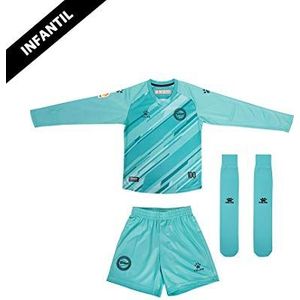 DEPORTIVO ALAVÉS Sportset voor ziekendocumenten 1 o met mini keeperset 20/21, uniseks, voor kinderen, blauw, 14 jaar