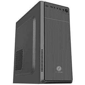 Frisby FC-2915B-350 Midi Tower Case, 2 x USB-poorten, 1 x audioset, zwart