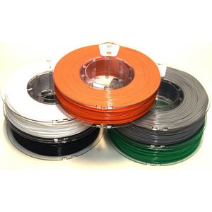 Kexcelled PLA Combideal 5 x 1kg = 5kg Zwart, Wit, Groen, Blauw-Grijs + Oranje 3D Printer filament