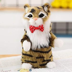 TIANLIYUN Pluche speelgoed Simulatie kat tuimelaar en rol kat speelgoed grappige beweging Hoogte: 20 cm Kussen (Kleur: D, Maat: 20 cm)