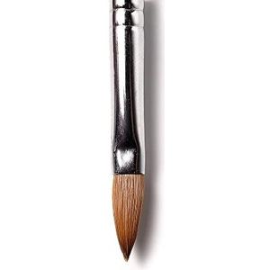 KADS Maat 2#,6#,8#,10# kolinsky sable acrylnagelborstel zwart 100% kolinsky sabelpenseel professionele acrylkwast (8#)