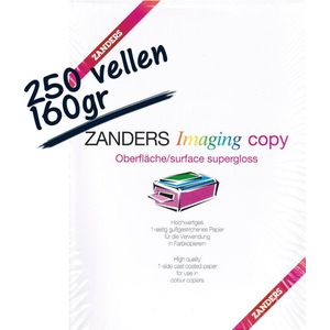 A4 fotopapier 160gr wit copy kopieer print papier laser inktjet 2-zijdig hoogglanzend glossy