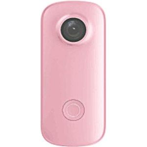 Action Camera C100 / C100 Plus Mini 1080P 30FPS / 2K30FPS H.265 12MP 2.4G WiFi 30M waterdichte behuizing Aktie Sport DV Camcorder F11.11C (Bundle : Standard, Color : Pink)