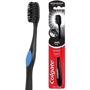Colgate - 360 Black Charcoal - Tandenborstel - Medium