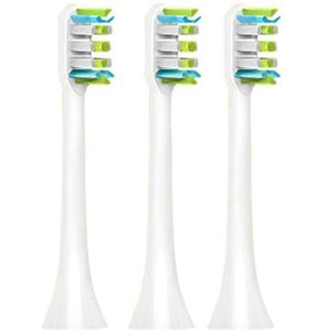 ZAIZAI voor Xiaomi Mijia Soocas Soocare X3 vervangende tandenborstelkoppen, elektrische tandenborstelkoppen, 1 telling, wit, zachte haren, compatibel met Xiaomi Mijia Soocas Soocare X3, X5