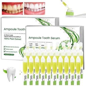 Ampoule Toothpaste,Ampoule Essence Toothpaste,Teeth Whitening Essence,Stain Remover Teeth,3v Fruit Acid Teeth whitening Disposable Essence,Removal of Tartar and Plaque and Various Oral Problems