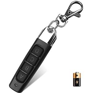 4-in-1 Remote Control Duplicator, 2022 New car Remote Control Duplicator, Garage Door Remote Control Duplicator, Universal 4 Key Buttons Garage Door Opener Remote Control Duplicator (black)
