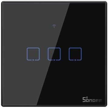 Smart Switch WiFi + RF 433 Sonoff T3 EU TX (3-kanalen)