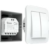 Sonoff - Dual R3 - Smart Home - Ingebouwde Wi-Fi slimme dubbele relaisschakelaarmodule - Stroom & Voltage monitoren - Siri/Google spraakbesturing