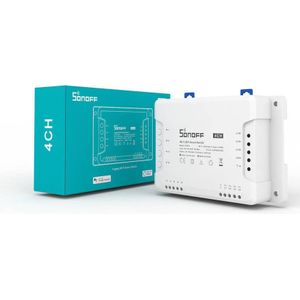 Sonoff - 4CHR3 - 4 gang Smart schakelaar - Smart WiFi Schakelaar