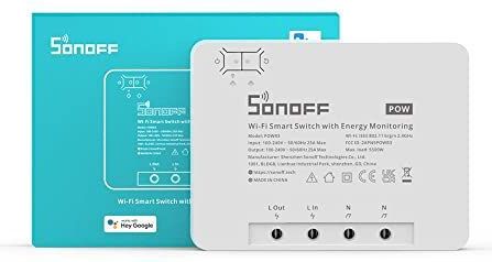Sonoff - POWR3 - WiFi Smart Switch - 25A/5500W - Met Energiemonitoring