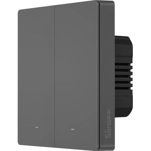 SONOFF - Smart Scene Wall Switch - WiFi - 2 Kanaals - Zwart