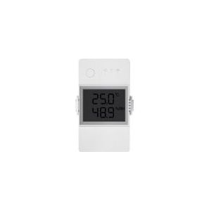 Sonoff - THR316D TH Elite - Slimme Wifi Temperatuur- en Vochtigheidsbewakingsschakelaar - Wit