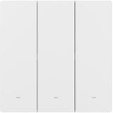 Sonoff - M5-3C-WiFi Matter Slimme Wand 3-kanaals Schakelaar - Wit - Materiaal: Kunststof