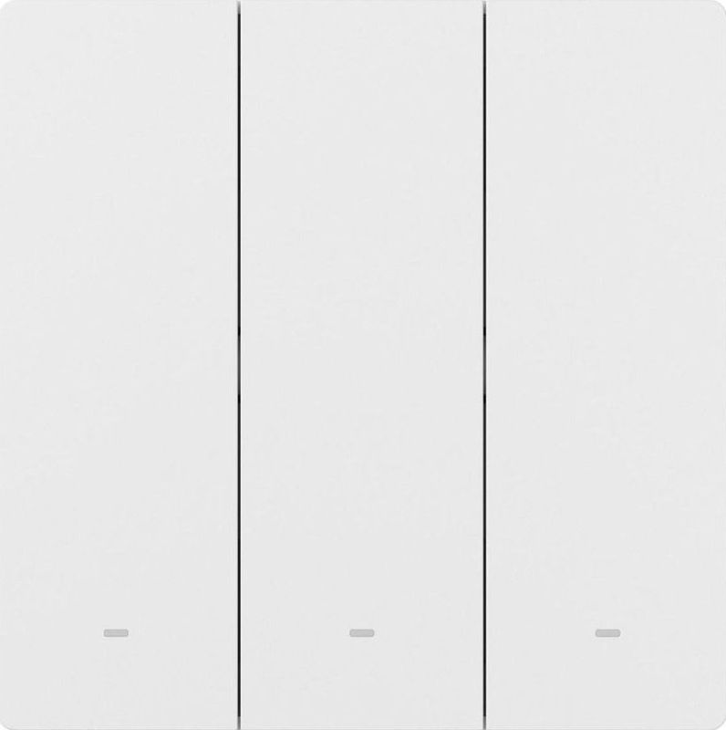 Sonoff - M5-3C-WiFi Matter Slimme Wand 3-kanaals Schakelaar - Wit - Materiaal: Kunststof
