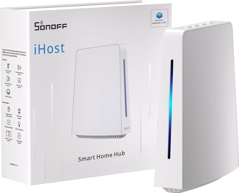 Sonoff - Ihost Hub - Wifi Gateway - Zigbee - Bluetooth - Matter - 264 Gb