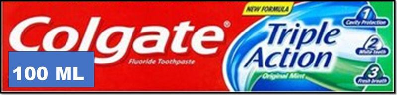 Colgate Tandpasta - Triple Action XL - 100 ml