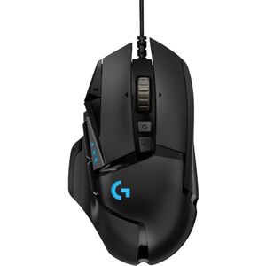 Logitech G502 Hero - Gaming Muis - Zwart - Bedraad - 25.600 dpi