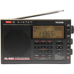 Tecsun PL-680 wereldontvanger met luchtvaart