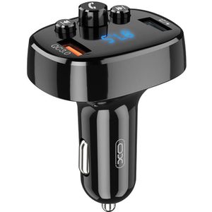 Sender XO BCC03 Bluetooth MP3 Player/FM Wave Modulator (Freisprecheinrichtung,LCD,2xUSB Quick Charge Charger) schwarz
