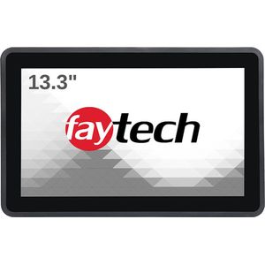 faytech FT133TMBCAP touchscreen, kunststof, 13,3 inch, zwart