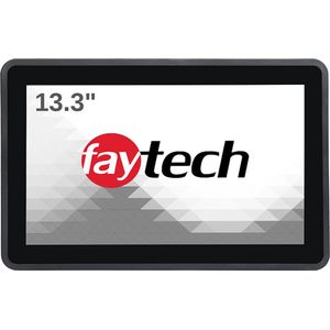 faytech FT133TMCAPOB touch screen-monitor 33,8 cm (13.3"") 1920 x 1200 Pixels Multi-touch Zwart