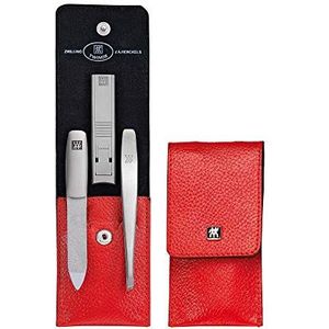Zwilling - Twinox - Manicure- en Pedicureset - Rood - Leer