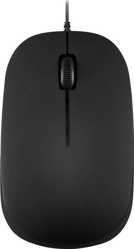 Perixx PERIMICE-201 P II Optische 3-Tasten PS2 Maus - Schnurgebunden mit PS2-Anschluss - 1000 dpi - Matt Schwarz