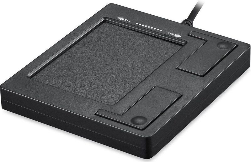 Perixx - Peripad 501 II - Muis - Zwart - Bedraad - Multitouch