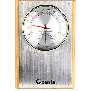 Sauna apparatuur en accessoires Sauna kamer Thermometer en Hygrometer Metal 2