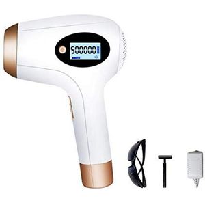 IPL ontharingsapparaat, TOPCHANCES Hair Remover 500.000 flitsen Permanent pijnloos voor Body Face Up Lip Bikini oksels en lichaam, klinisch getest (EU Type)