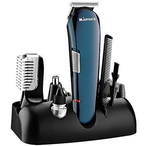 Draadloze Tondeuse TOPCHANCES Professionele Tondeuse Kit Draadloze Waterdichte 5-in-1 All-in-One Trimmer Baard Trimmer en Tondeuse, Oor en Neus Trimmer