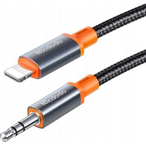 Mcdodo CA-0780 Lightning naar 3,5 mm AUX Mini Jack-kabel, 1,2 m (zwart)