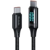 Mcdodo CA-1100 USB-C naar USB-C kabel, 100 W, 1,2 m (zwart)