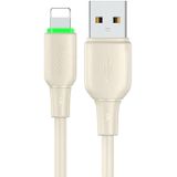 Mcdodo CA-4740 USB-Lightning Cable with LED Light, 1.2m (Beige)